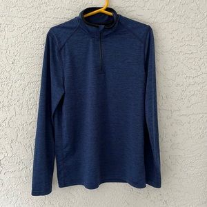 Navy blue long sleeve boys shirt